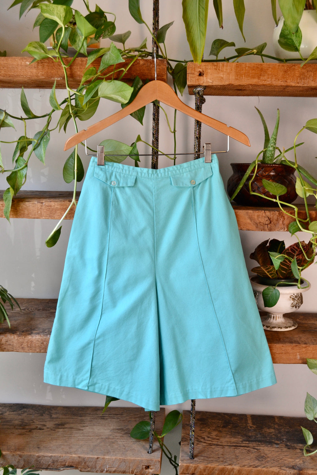50's "White Stag" Aqua Culottes