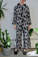 Rorschach Cord Hooded Jumpsuit