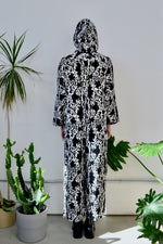 Rorschach Cord Hooded Jumpsuit