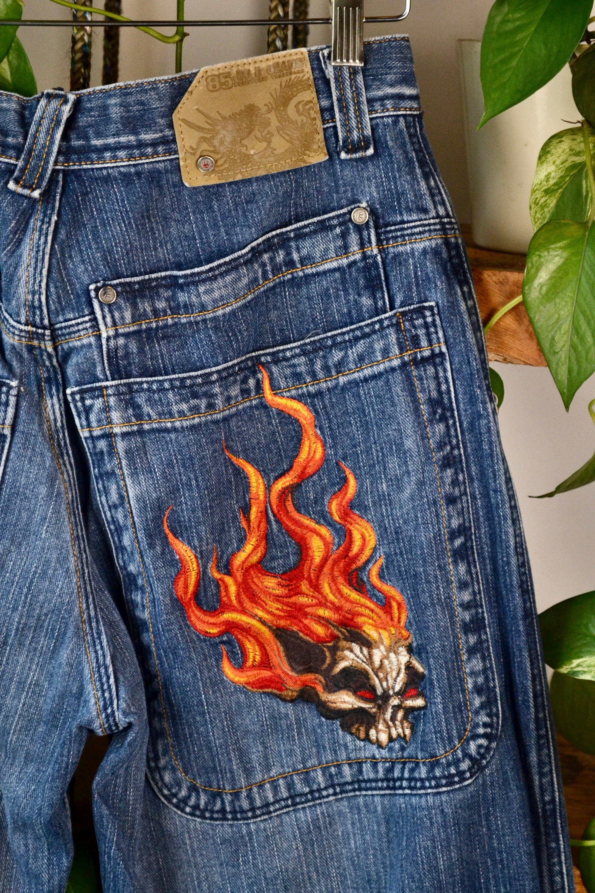 Y2K Hell Raiser JNCO Jeans