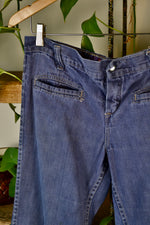 Seventies Low Rise Flared Jeans