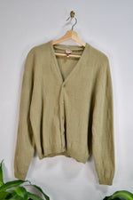 Vintage Sixties Muted Checkered Cardigan