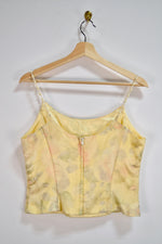 Y2K Boned & Beaded Top