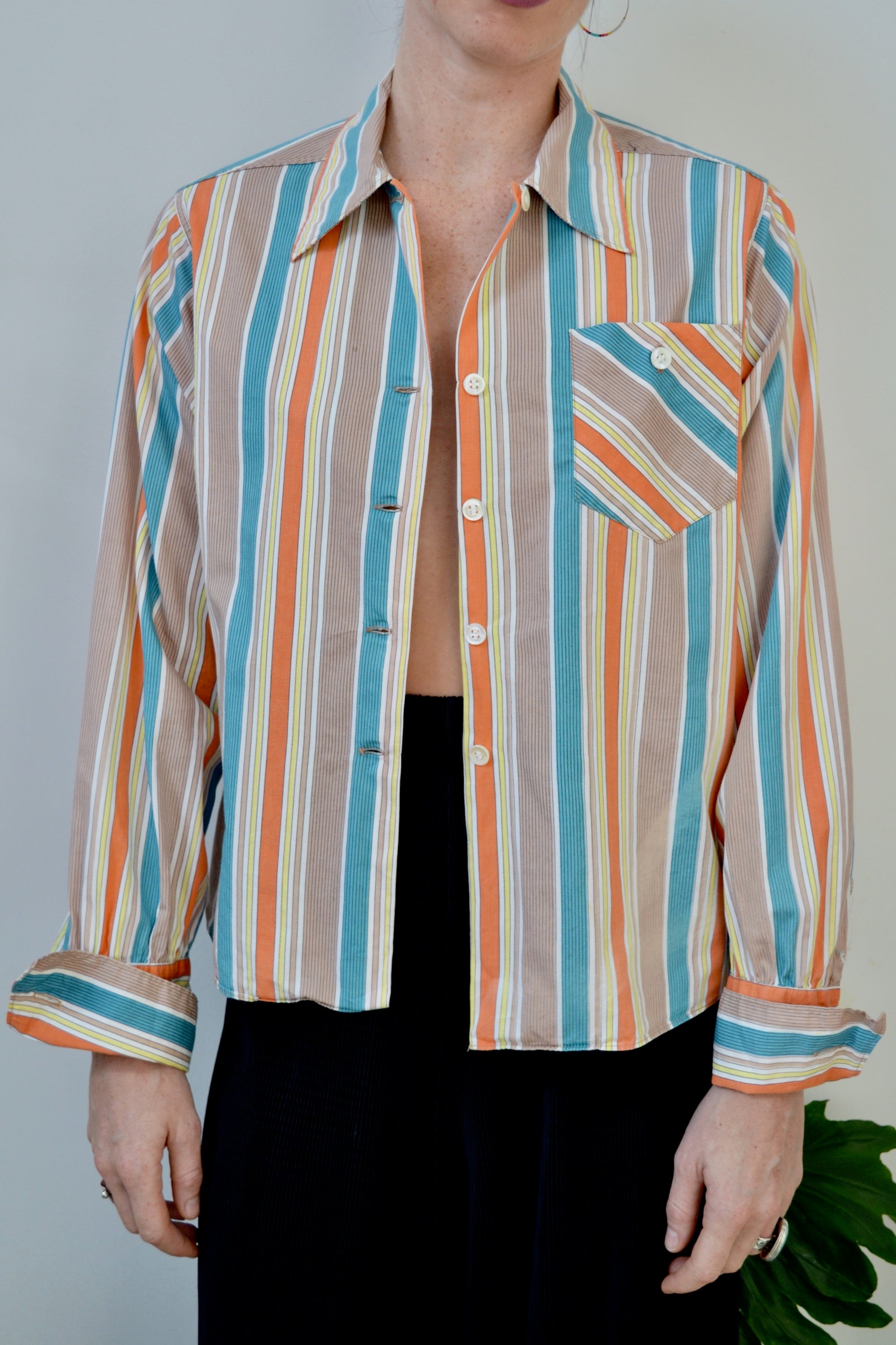 Ship'N Shore Striped Blouse