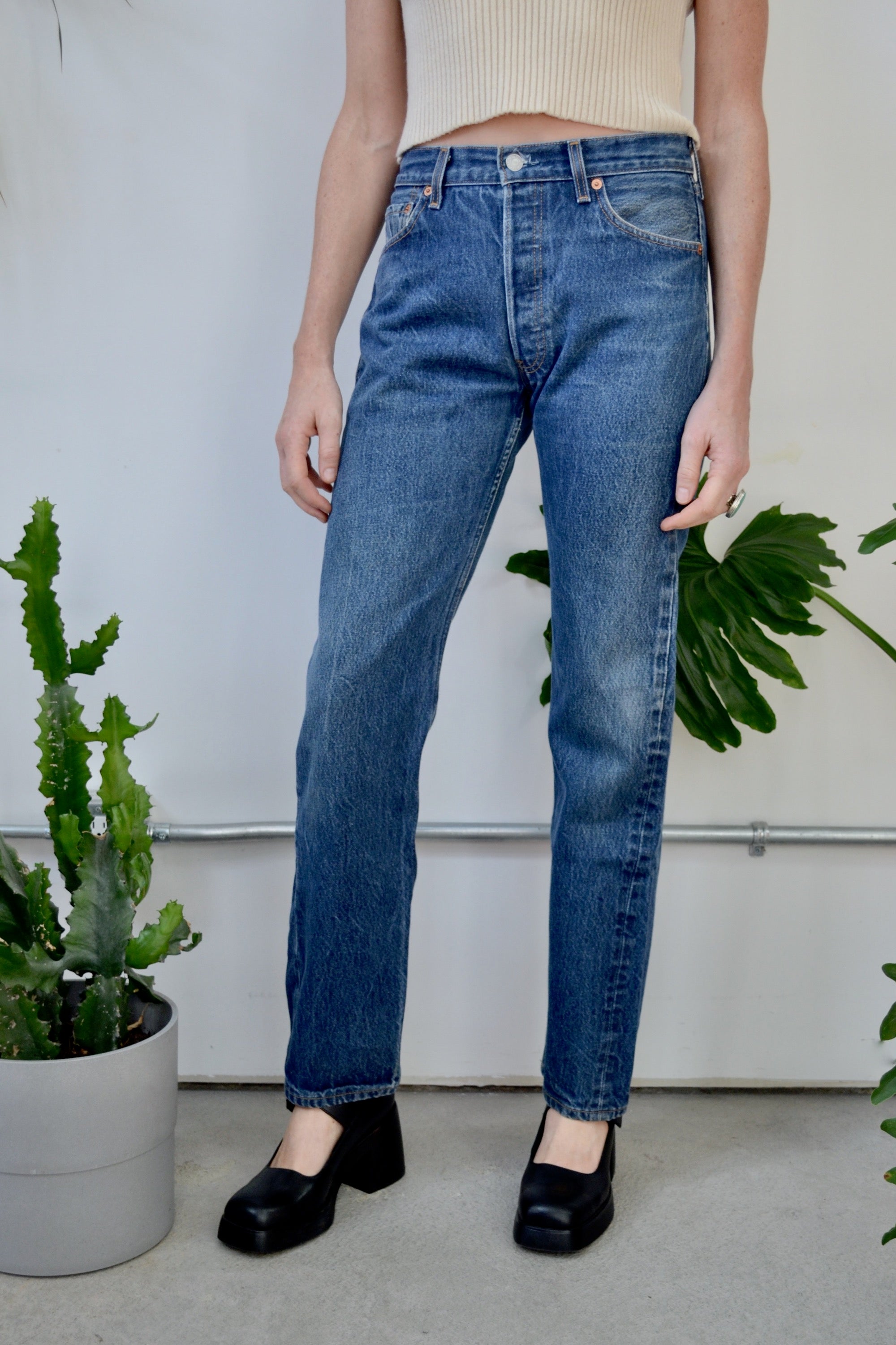 Classic Mid Wash 501xx Jeans