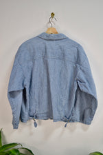 Vintage Hickory Stripe Denim Jacket