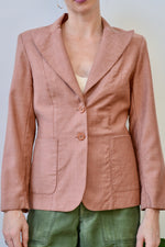 Salmon Wool Blazer