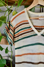 70s Striped Knit Tee