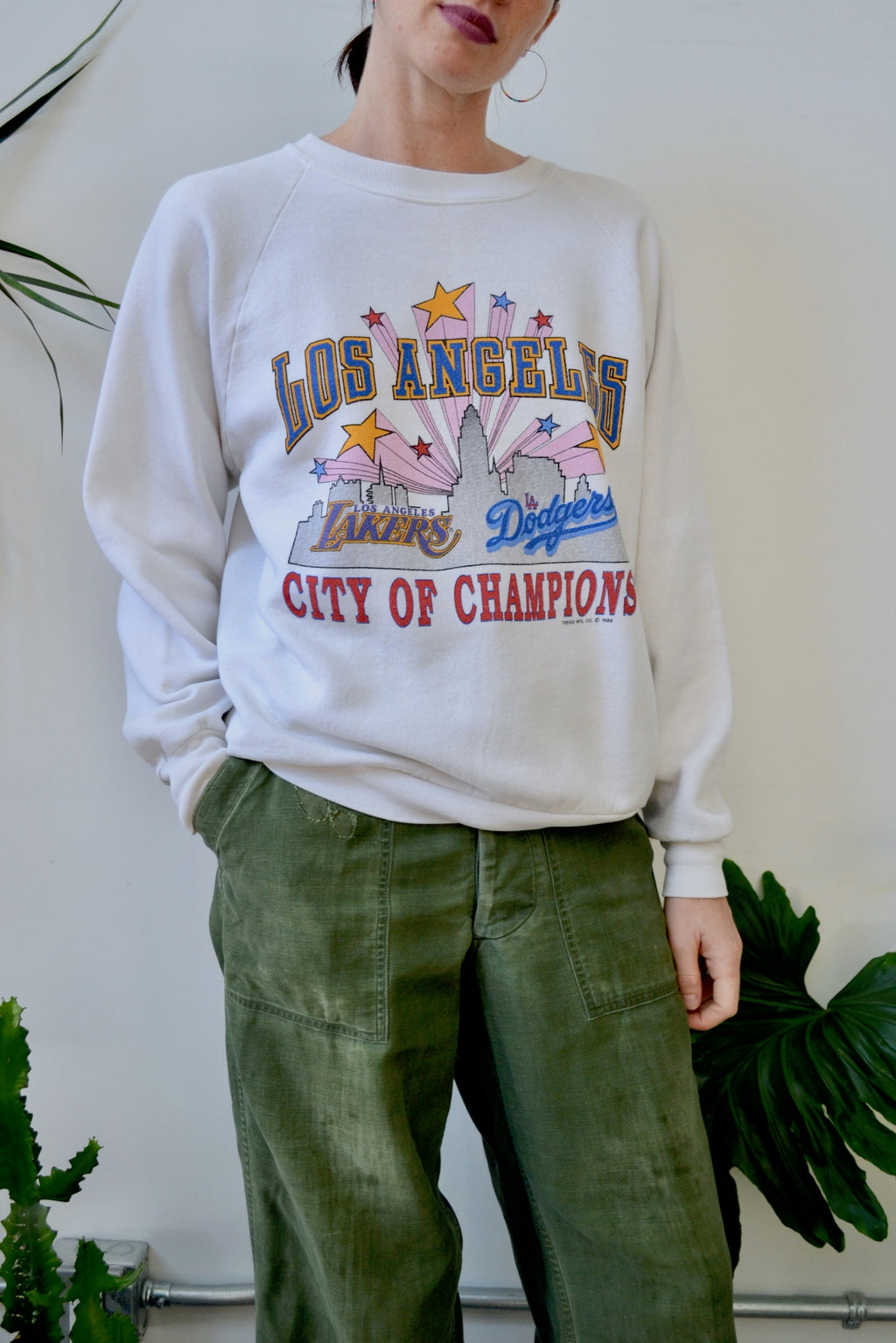 1988 Los Angeles City of Champions Crewneck