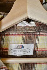 Vintage Fruit of the Loom Plaid Button Up