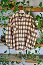 Vintage Fruit of the Loom Plaid Button Up