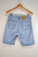 90's 550 Orange Tab Light Wash Levi Denim Jorts