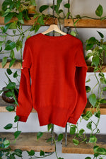 40s/50s Letterman Wool Sweater