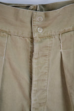 Vintage Buckle Back Trouser Shorts