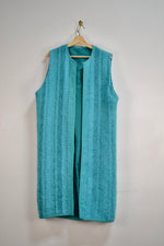 Teal Mohair Vest