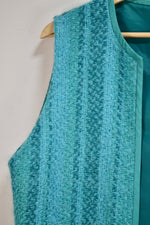 Teal Mohair Vest