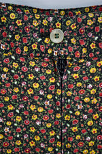 Black and Yellow Calico Prairie Skirt