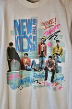 80s New Kids On The Block Tour Tee