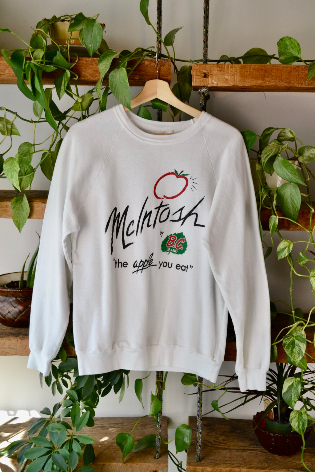 Vitnage McIntosh Apple Crewneck Sweatshirt