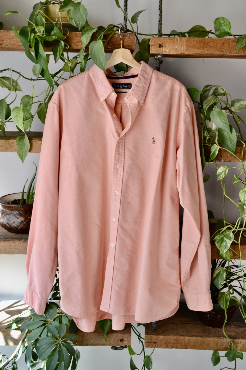 Salmon Ralph Lauren Button Up