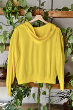 Bright Yellow Boxy Zip Up
