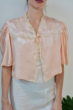 Baby Pink Bed Jacket