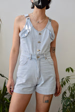 "No Boundaries" Denim Shorteralls