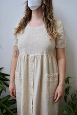 Botanical Linen Dress