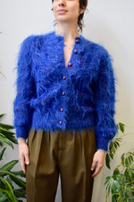 Eighties does Forties Mohair Cardigan