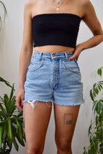 Light Wash "Hollywood Era" Cut Offs