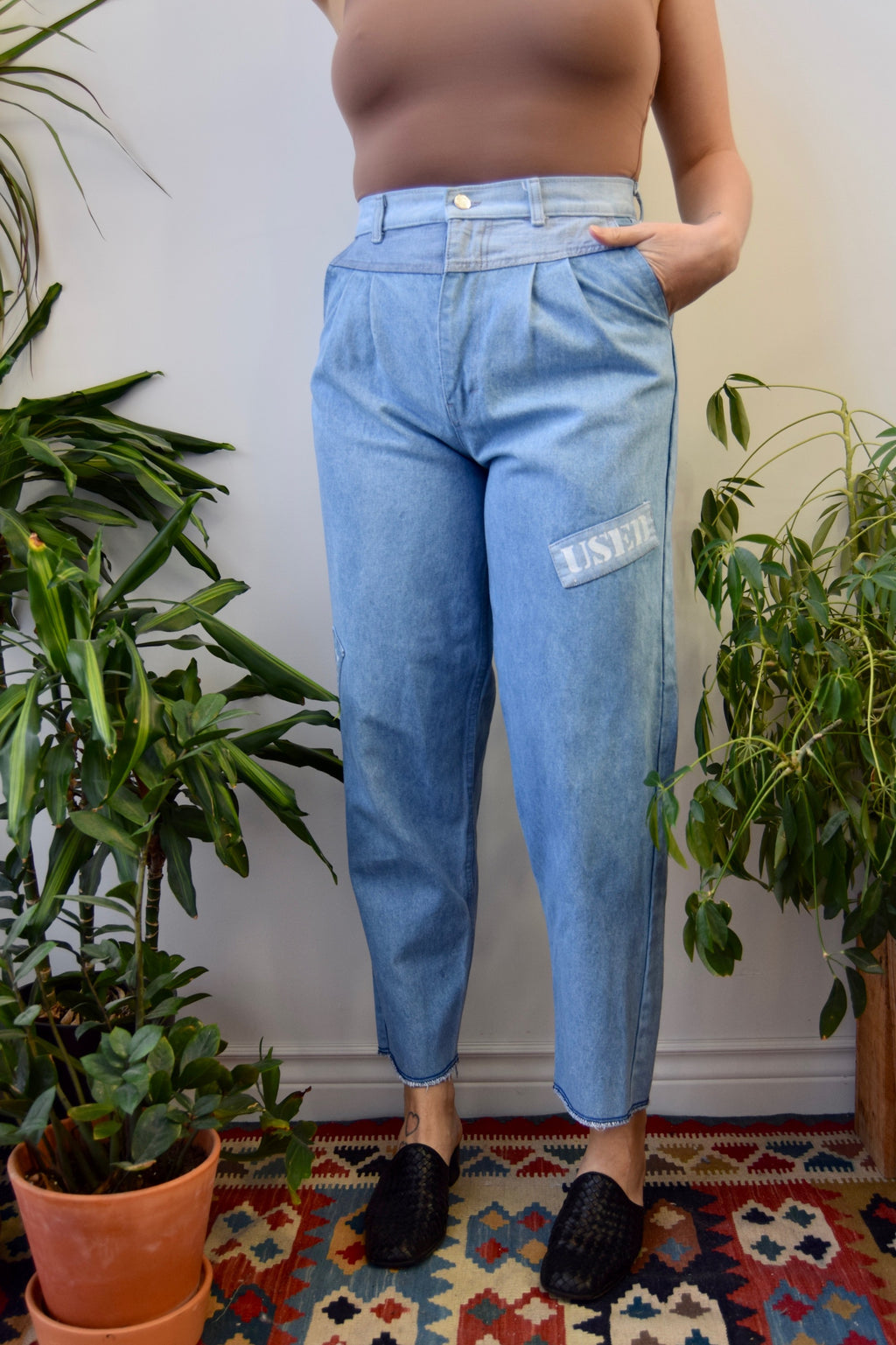 "Used" Brand 80s Jeans