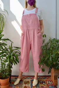 Gingham Cotton Overalls