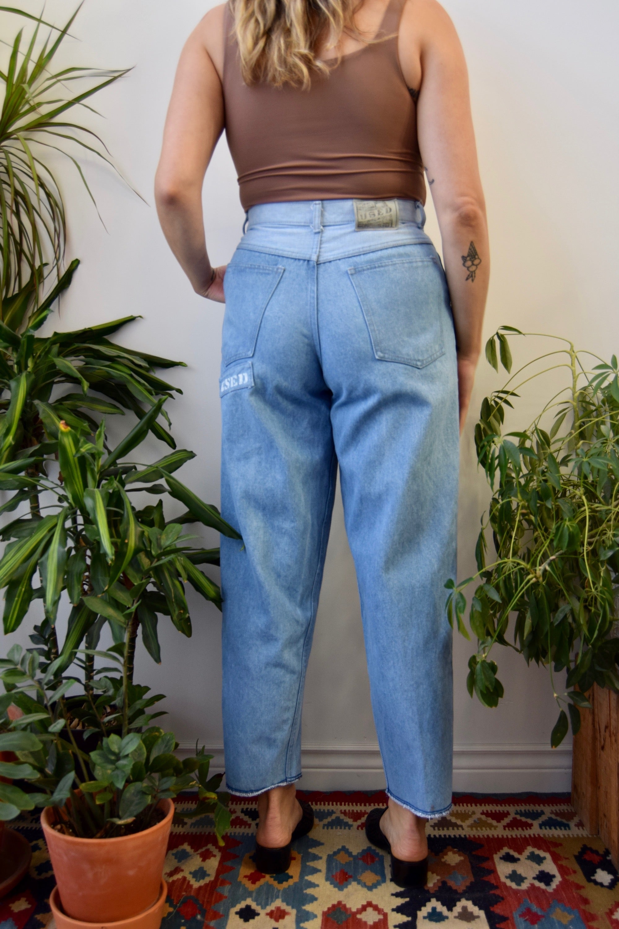 "Used" Brand 80s Jeans