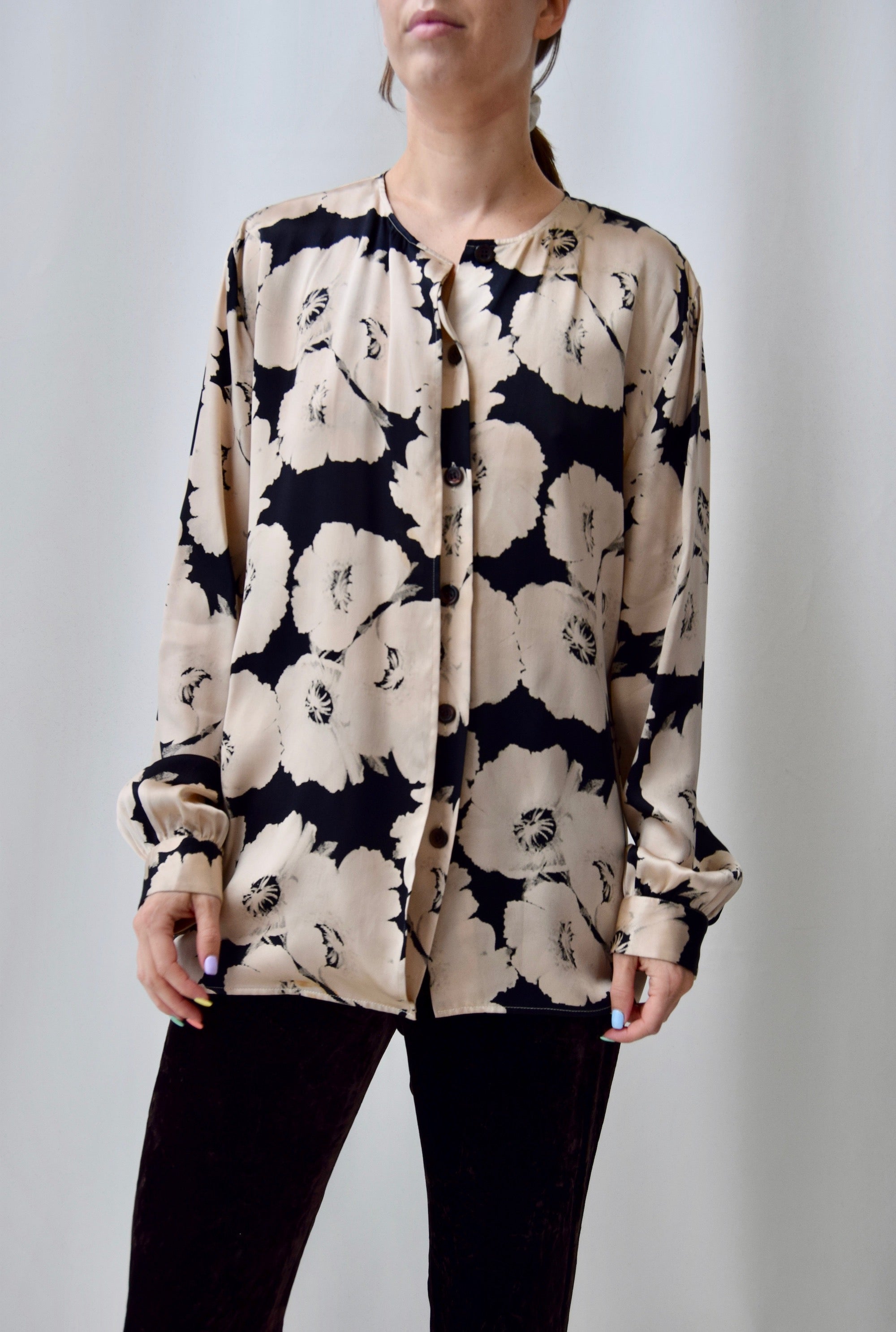 Silk 'Erreuno' Designer Blouse