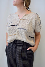 Liz Claiborne Linen Knit Top