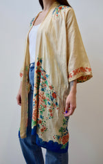 1920's Japanese Pongee Silk Robe