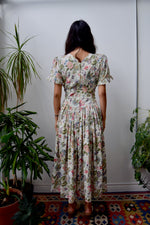 Nineties Cotton "Poem" Dress