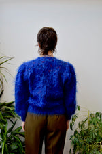 Eighties does Forties Mohair Cardigan