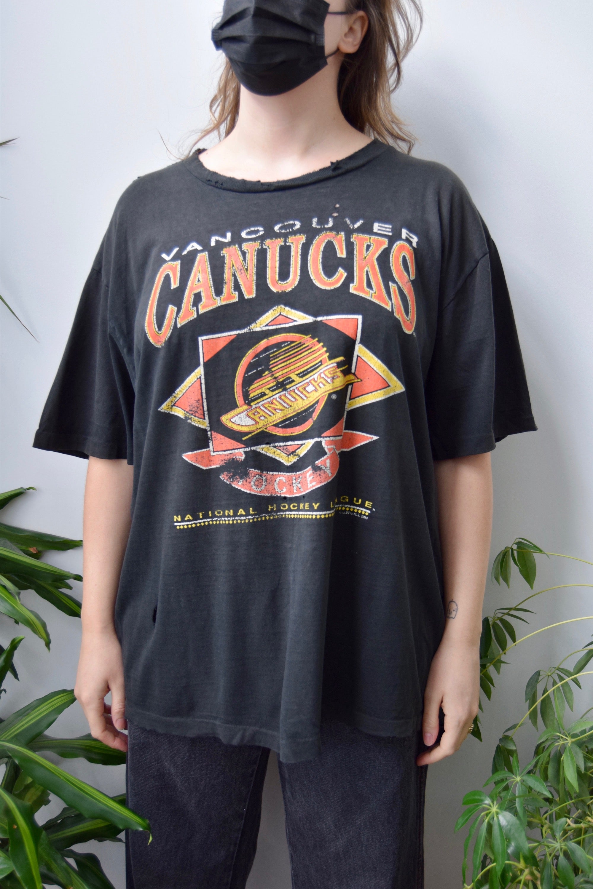 Thrashed 1994 Canucks T-Shirt