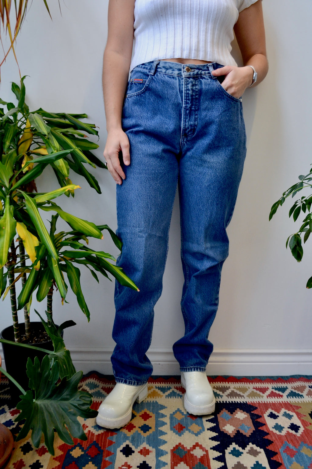 Nineties Posted Jeans