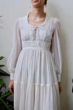 Seventies Medieval Gunne Sax Gown