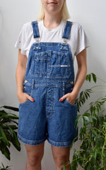 Contrast Stitch Shorteralls