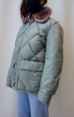 Sage Down Puffy Coat