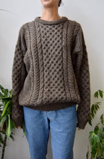 LL Bean Brown Wool Sweater