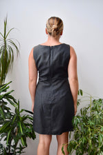 Classic Black Linen Dress