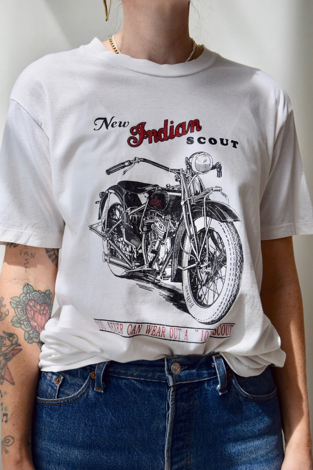 Vintage Indian Scout Motorcycle Tee