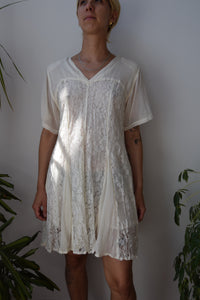 Nineties Lace Rayon Dress
