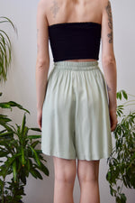 Pistachio Rayon Lounge Shorts