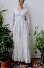 Seventies Medieval Gunne Sax Gown