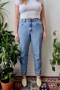 Tapered Blue Jeans